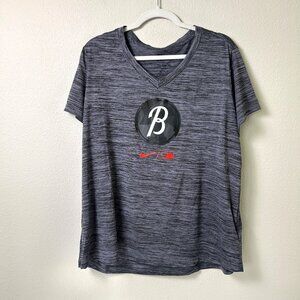 Nike Baltimore Orioles V Neck The Nike Tee Size XXL Gray Logo Short Sleeves MLB